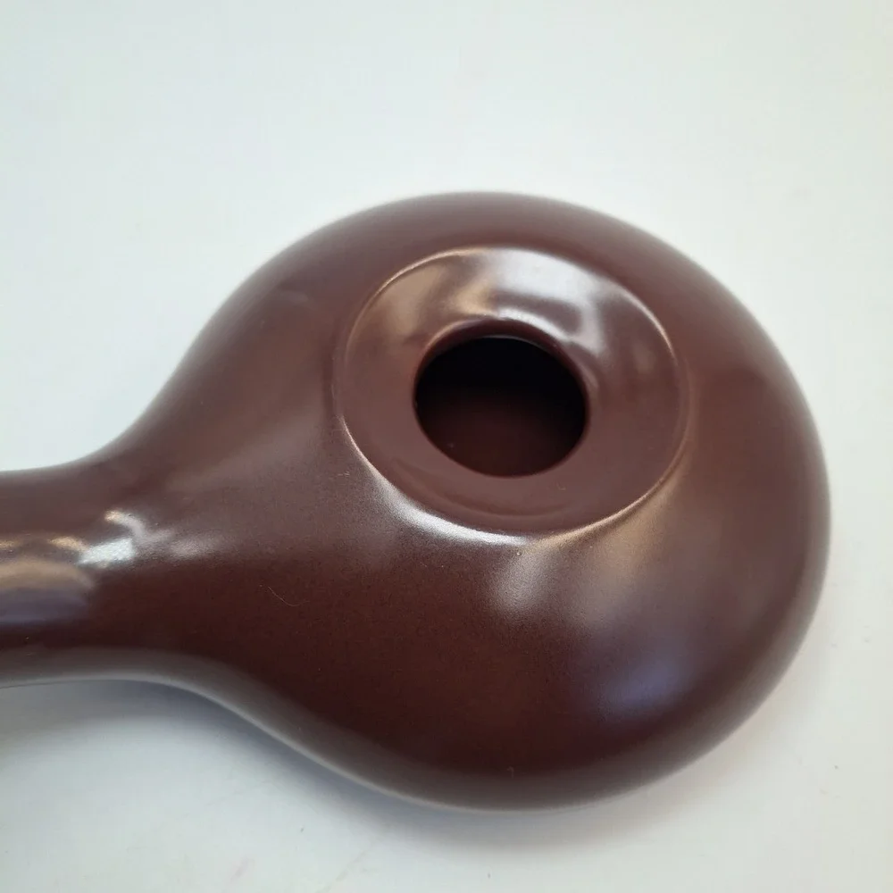 Nuvo Eco Ceramic Handy Coffee Bean Roaster Brown Leather Handle Made in Korea